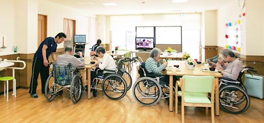 バリアフリーで設計された
高齢者にやさしい設備です。